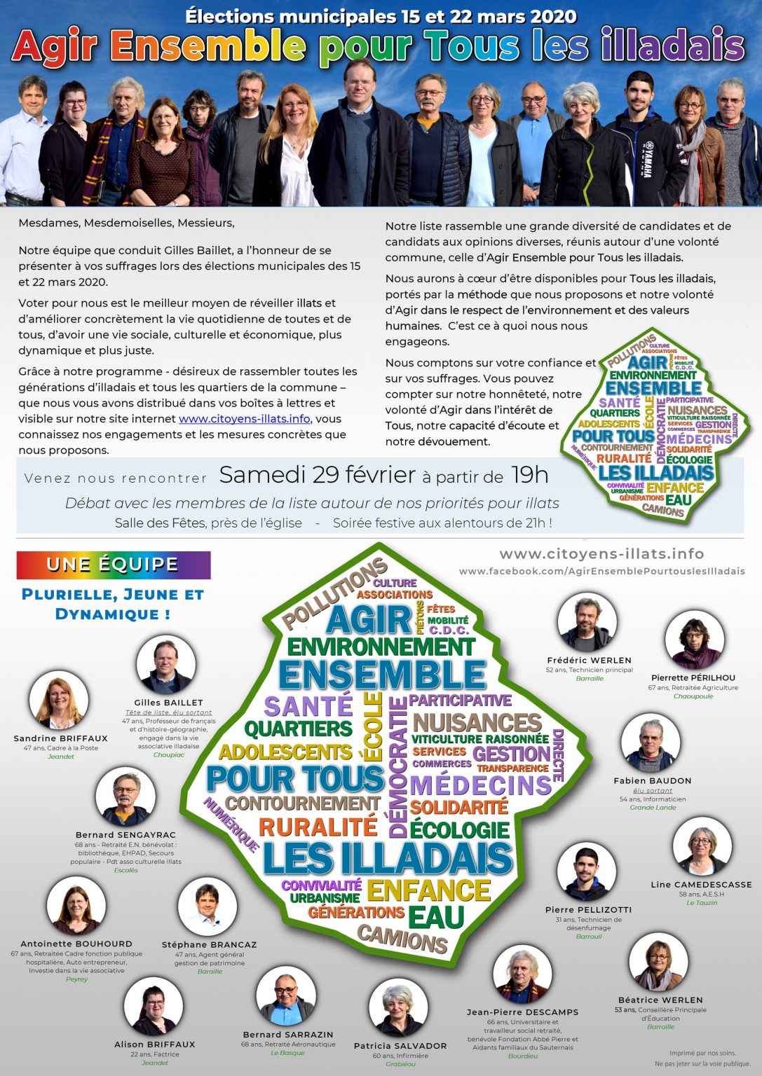 Voici notre programme pour les élections municipales à illats